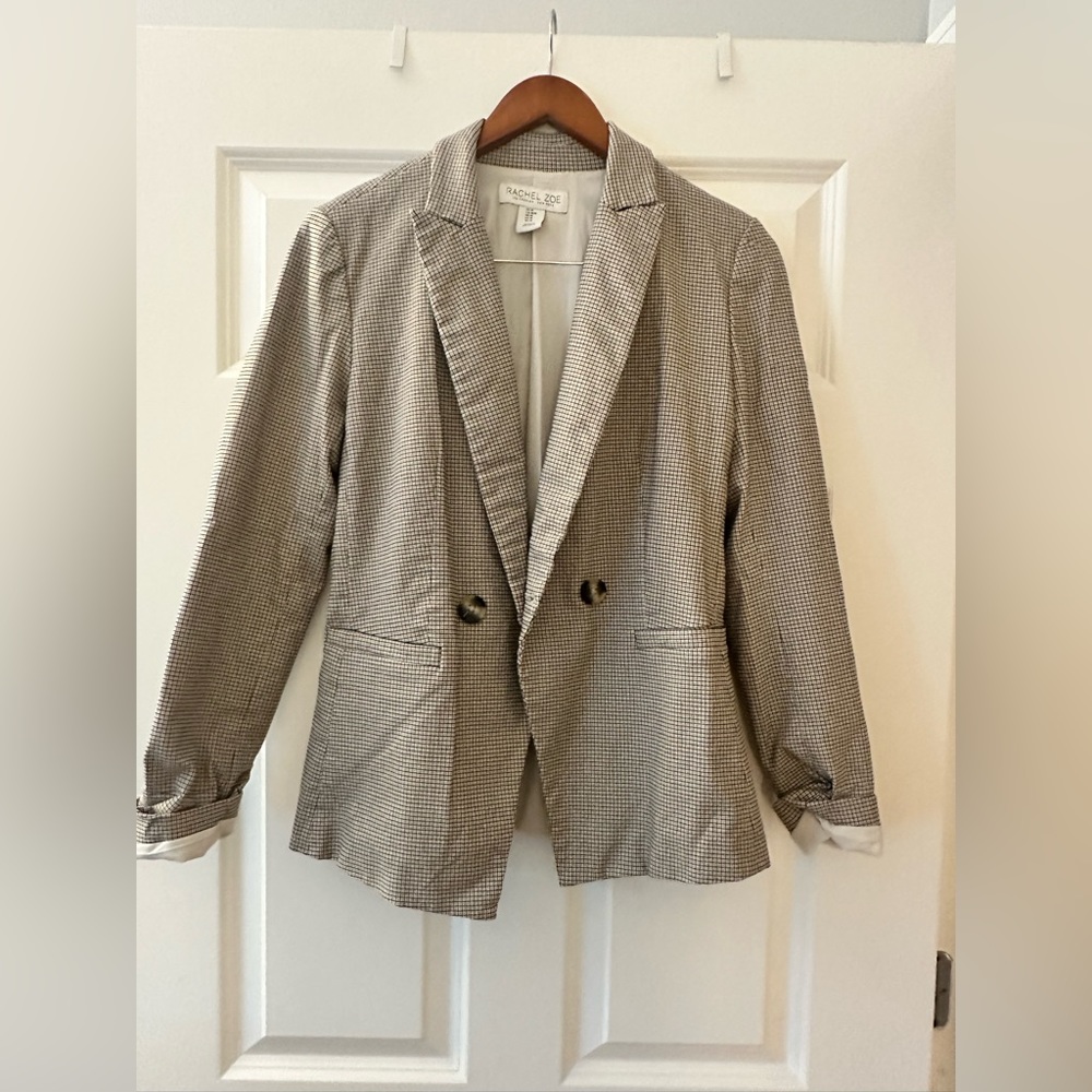 SOLD Rachel Zoe Plaid Blazer